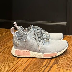 Adidas NMD R1 Light Grey & Pink